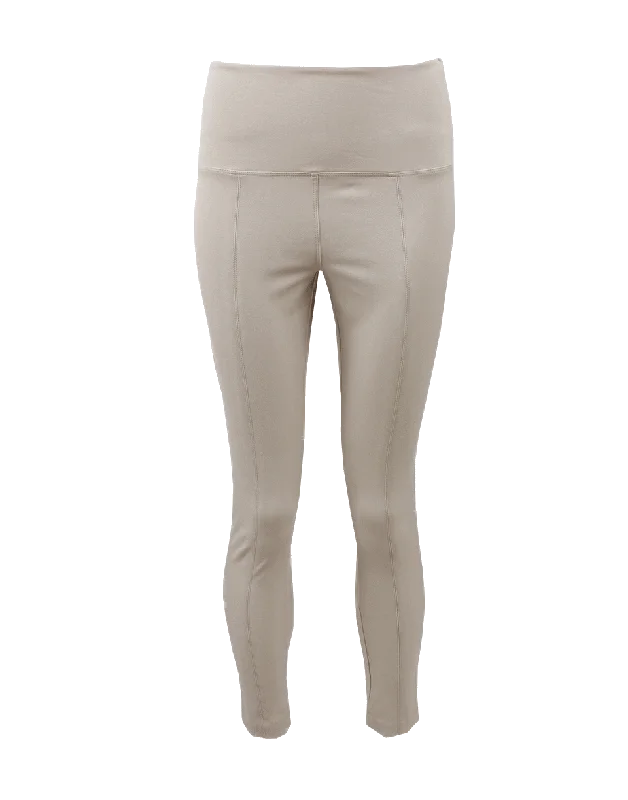 Reinforced knee pants for tough outdoor tasks -Twill Cropped Pants