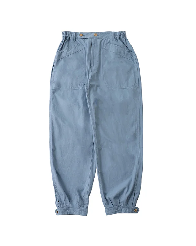 Quick-dry cargo pants for fishing trip practicality -Carrol Pants Light Blue