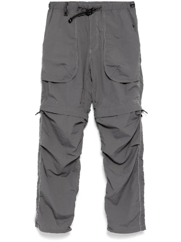 Pleated trousers pants for sophisticated gentleman charm -Taffeta Hiker 2Way Pants