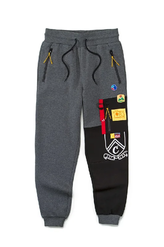 Weather-resistant pants for unpredictable climate needs -Cookies Colores Colorblocked Sweatpants