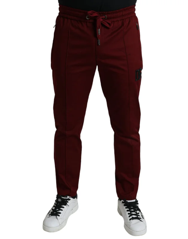 Moisture-wicking pants for intense gym workouts -Dolce & Gabbana  Cotton Stretch Jogger Men's Pants