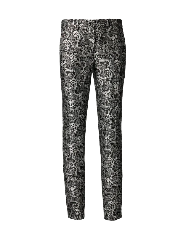 Camouflage cargo pants for hunting trip needs -Skinny Samantha Paisley Pants