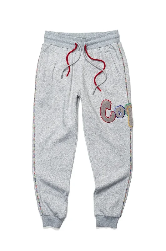 Stretch corduroy pants for cozy fall fashion -Cookies Pushin' Weight Sweatpants