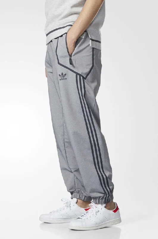 Slim-fit dress pants for sharp evening events -Adidas Taped Wind Pants