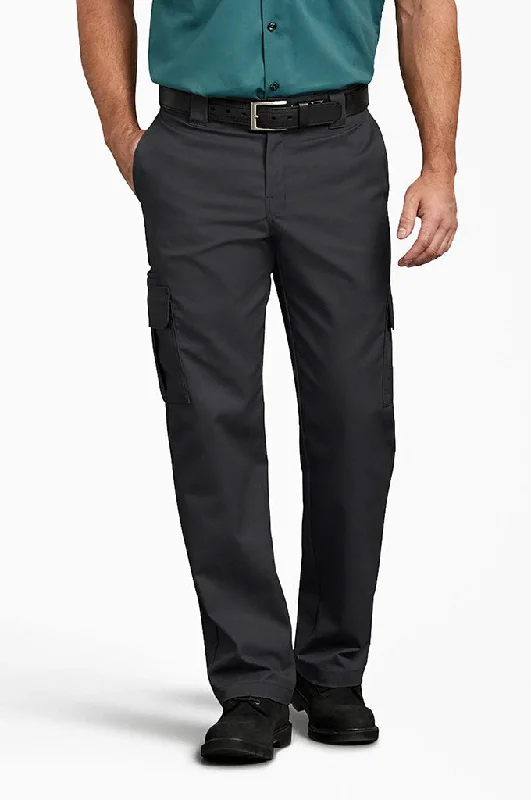 Reinforced knee pants for tough outdoor tasks -Dickies FLEX Regular Fit Straight Leg Cargo Pants