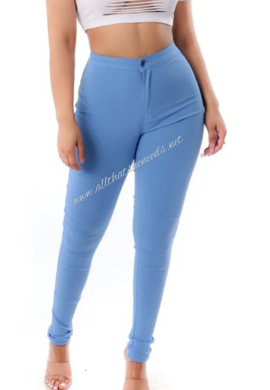 Soft jogger pants for relaxed weekend lounging -Baby Blues Pants