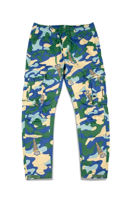 Bold patterned pants for standout fashion statements -Icecream Melt Cargo Pants