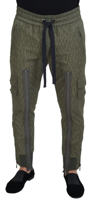 Lightweight travel pants with wrinkle-free fabric -Dolce & Gabbana Elegant  Cotton Blend Men's Pants