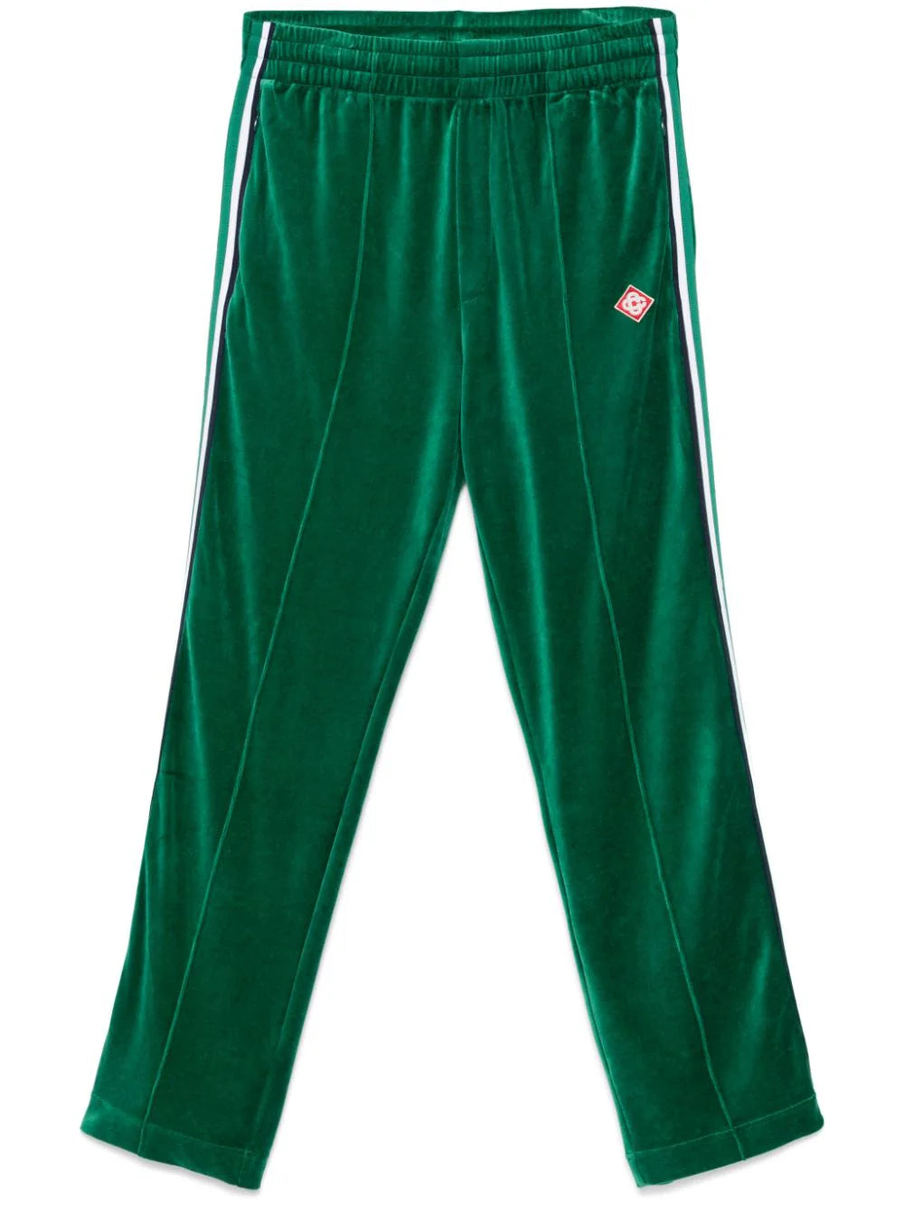 Athletic track pants for running training days -Velour Track Pants