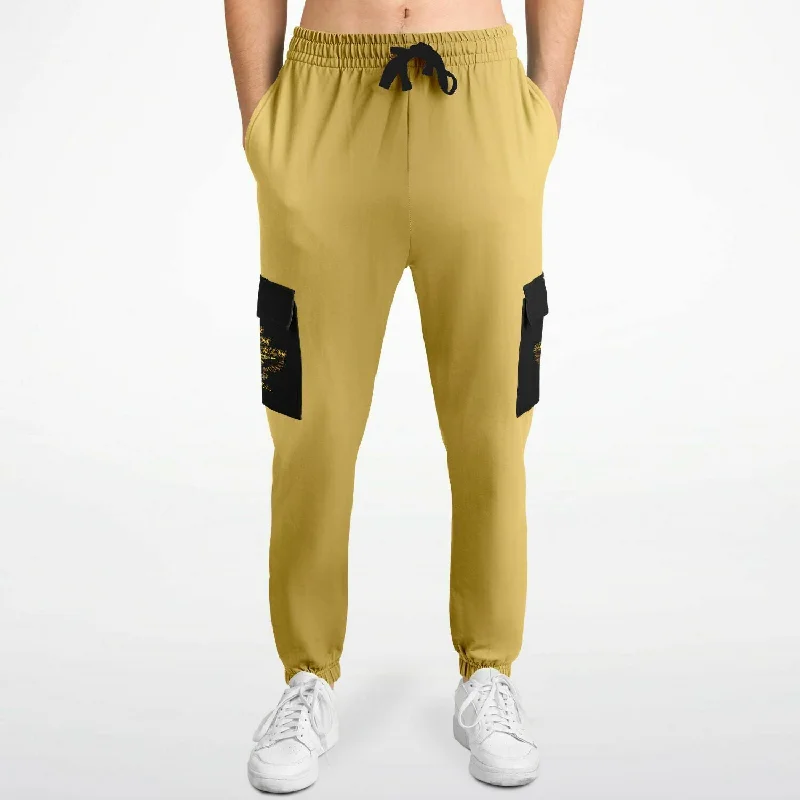 Stretchy skinny pants for figure-hugging appeal -I AM HEBREW 02 Designer Fashion Triblend Cargo Unisex Sweatpants