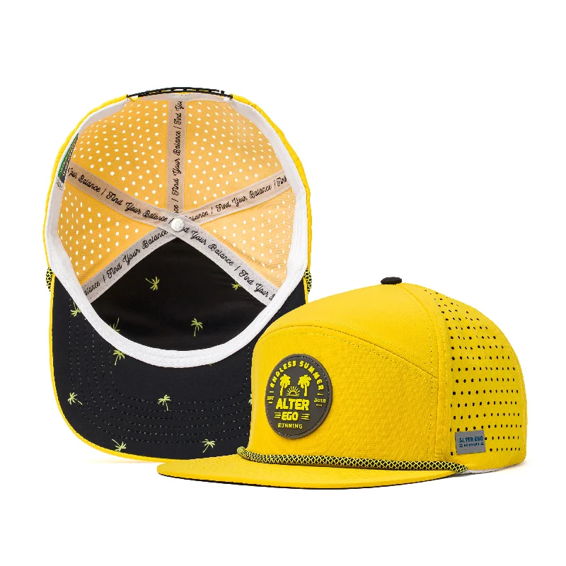 Classic black cap for versatile outfit pairing -Drifter Splash Endless Summer Yellow