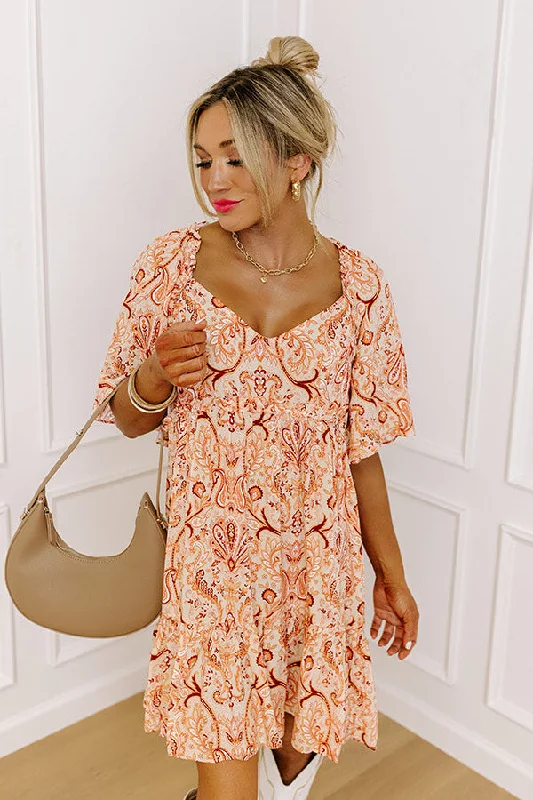 Plus size dresses featuring vibrant colors lift moods -Seeking The Shore Paisley Shift Dress