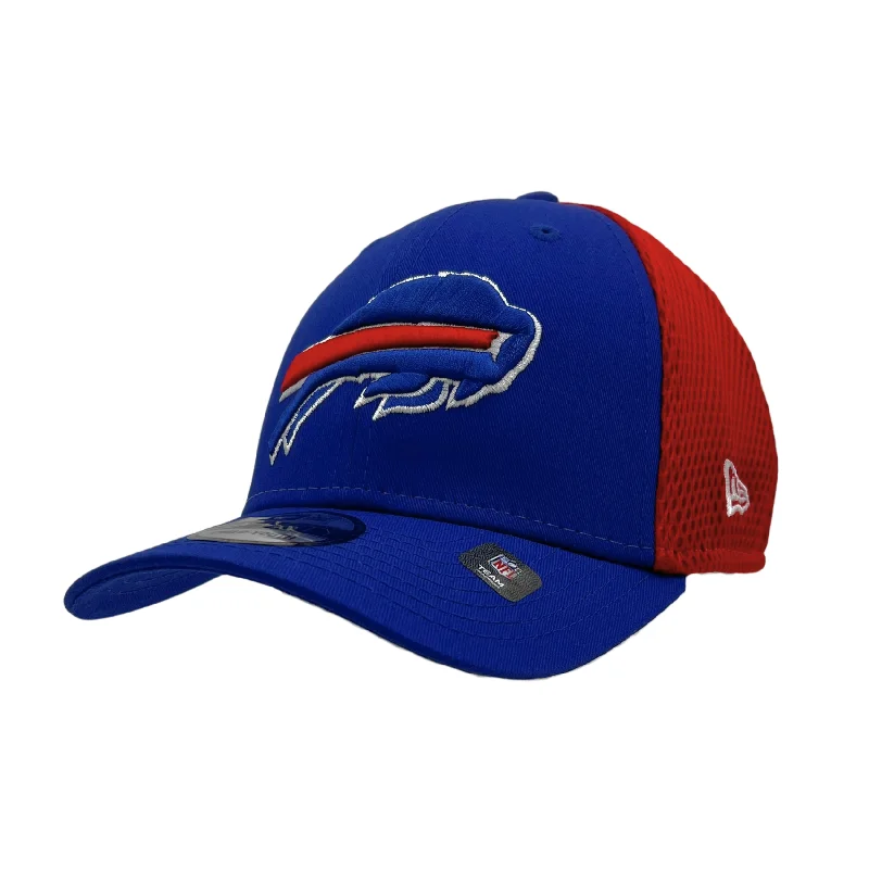 Classic black cap for versatile outfit pairing -Child-Youth Buffalo Bills Royal Neo With Red Mesh Hat