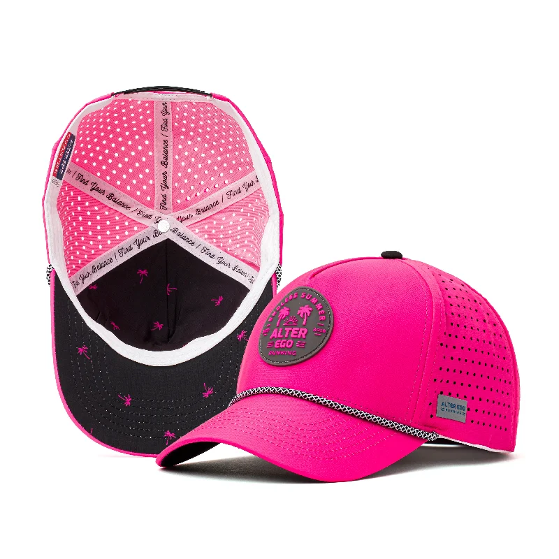 Stylish snapback cap for urban street style -Coaster Splash Endless Summer Pink