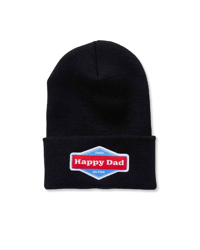 Canvas baseball cap for long-lasting wear -Happy Dad Beanie