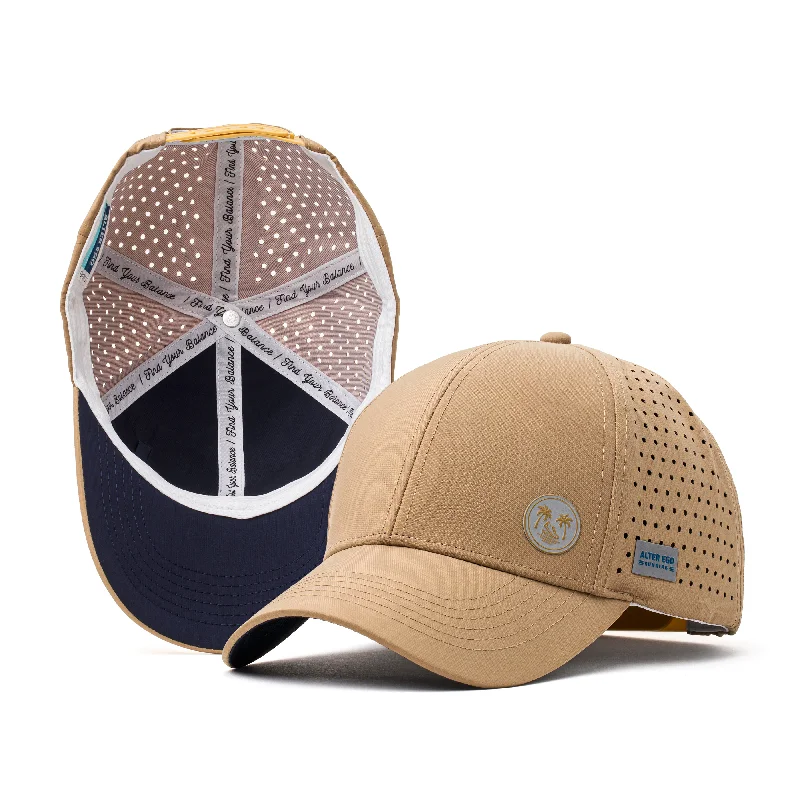 Bright neon cap for bold visibility needs -Trotter Splash Khaki Emblem