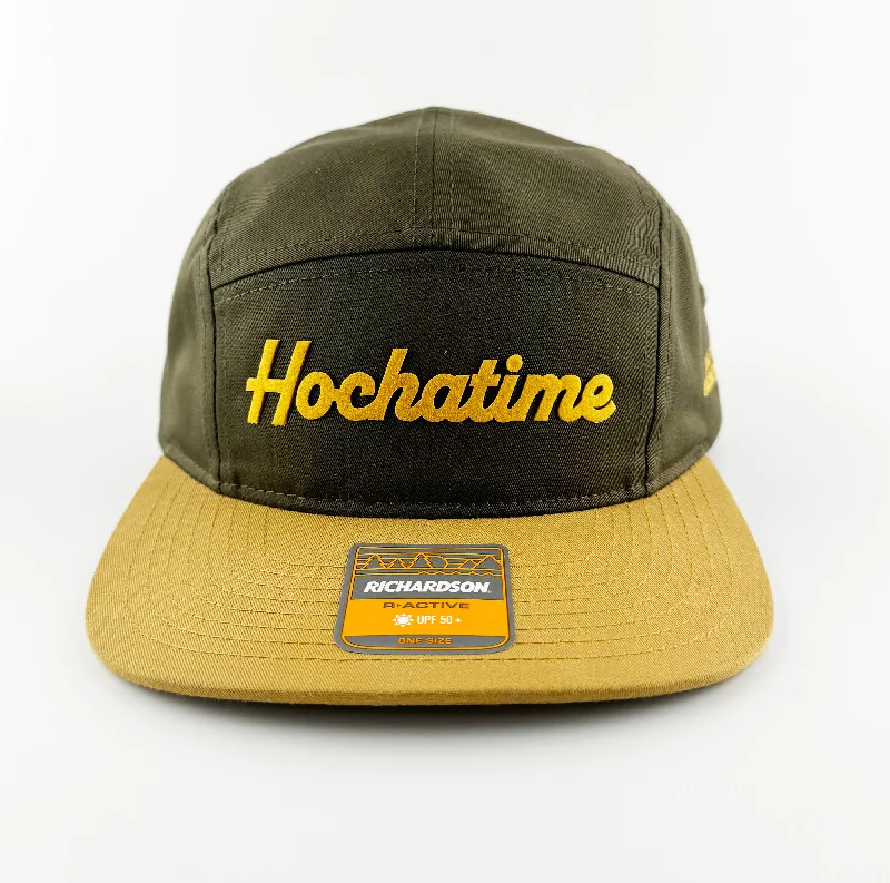 Camo snapback cap for bold woodland style -Hochatime Felt Script