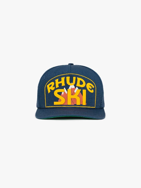 Embroidered cap with personalized name design -RHUDE SKI STRUCTURE HAT