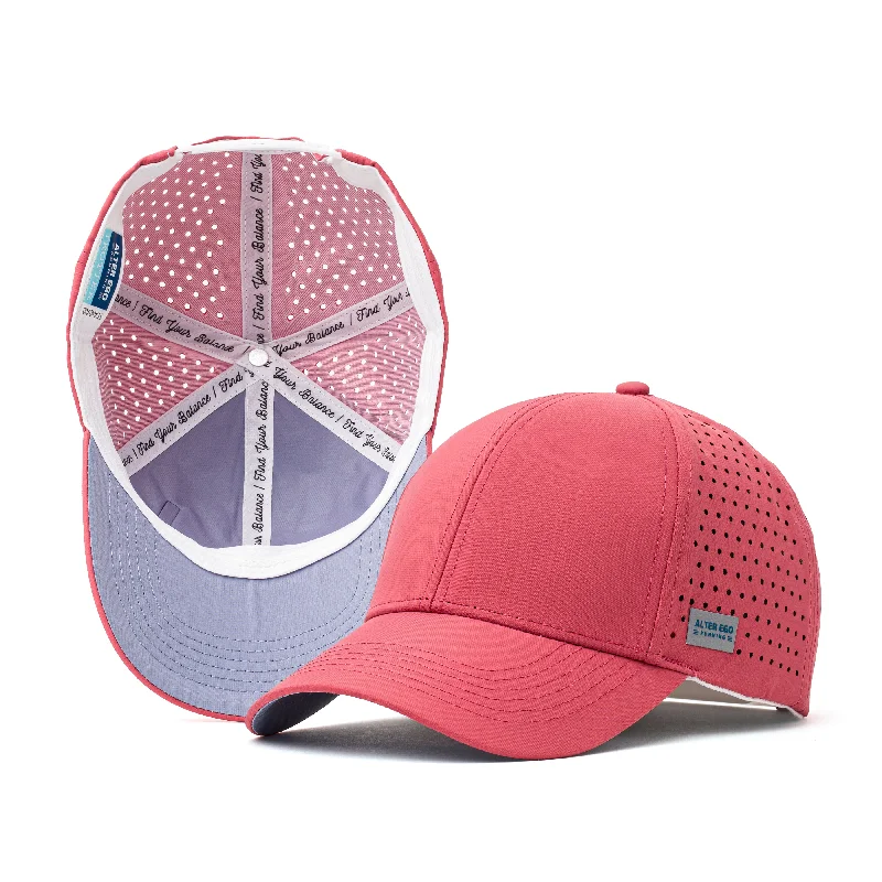 Embroidered cap with custom team initials -Trotter Splash Mauve