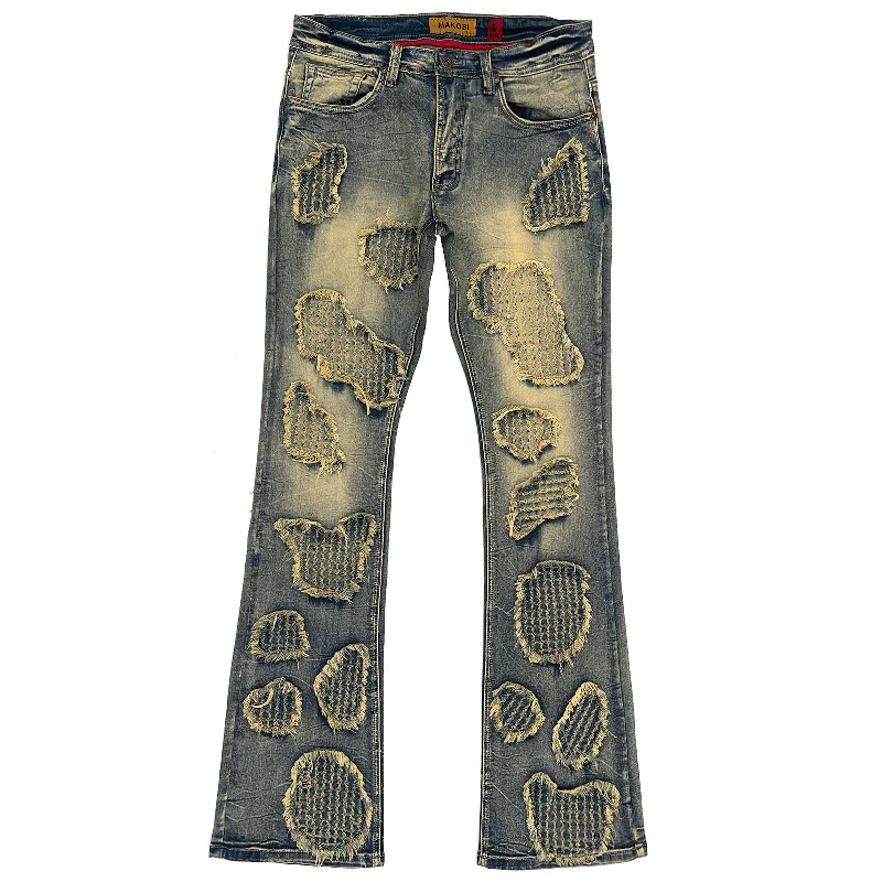 Dance Jeans for Movement -M1978 Romano Stacked Jeans - Dirt