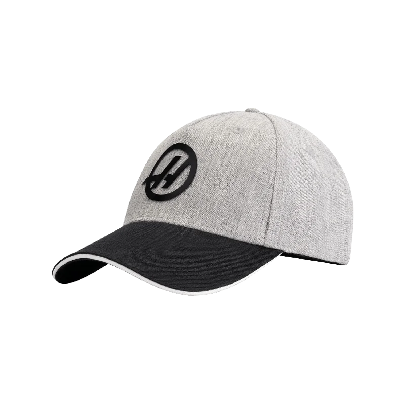 Team logo cap for loyal fan support -Haas Racing F1 Mono Fan Hat - Grey