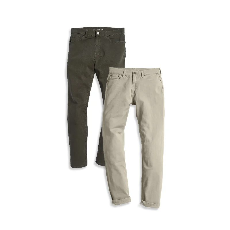 Hiking Jeans for Trail -Straight Mercer Jeans 2-Pack