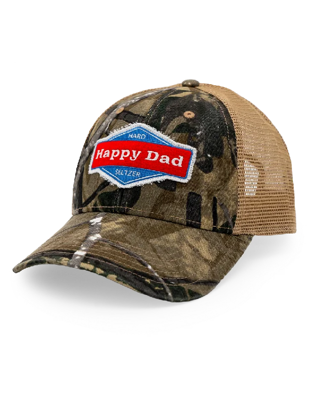 Minimalist cap for sleek simple style -Happy Dad Outdoors Trucker Hat