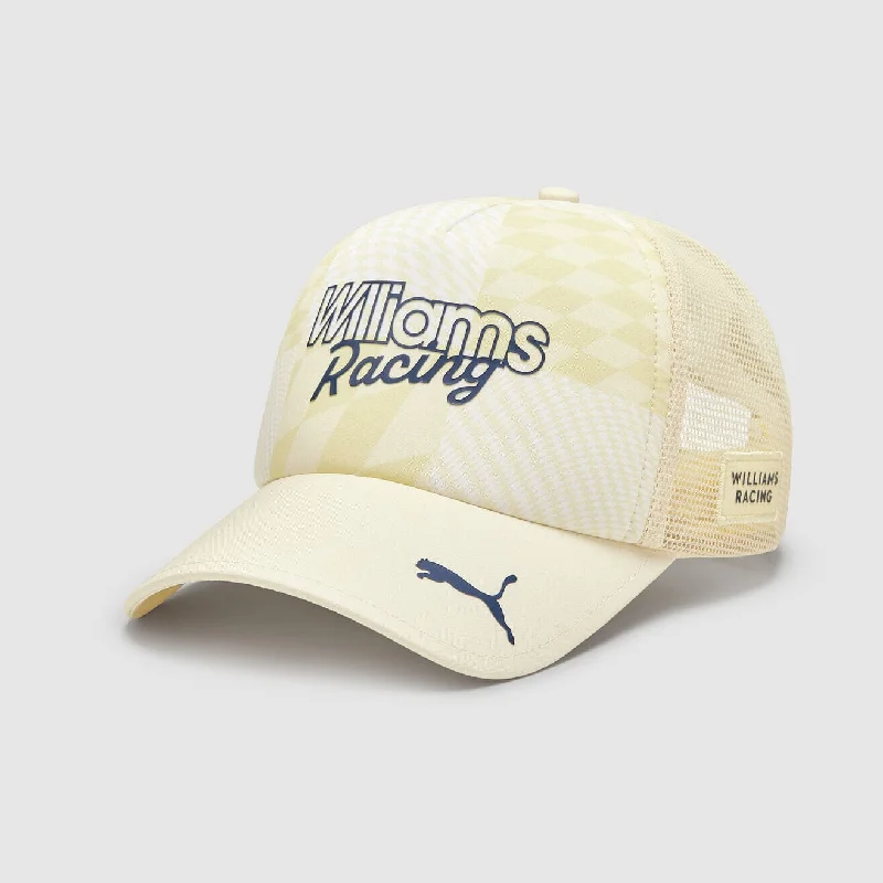 Lightweight sports cap with UV protection -Williams Racing F1 Legacy Trucker Hat - Brown