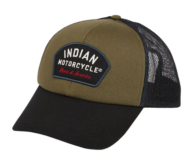 Stylish snapback cap for urban street style -Parts & Service Trucker Cap, Green