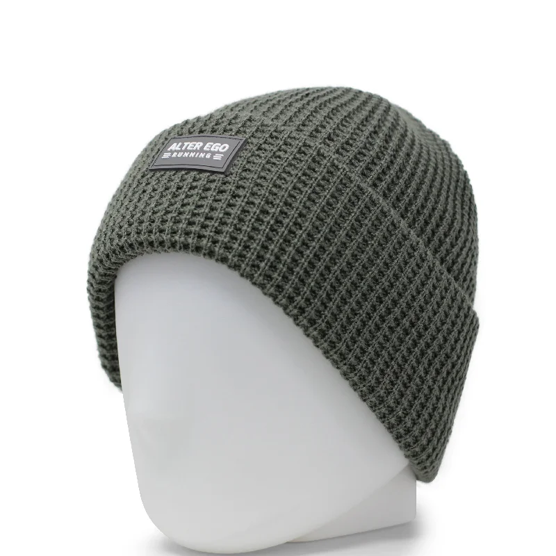 Lightweight cap for summer hiking trails -Snowbird Waffle Beanie