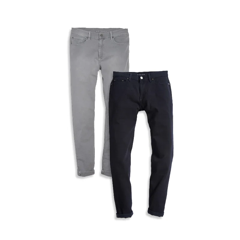 Camping Jeans for Wilderness -Straight Mercer Jeans 2-Pack