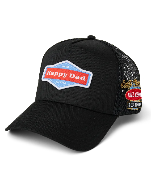 Warm wool cap for cold weather days -(Limited) South Carolina - Happy Dad State Trucker Hat 1 of 1000