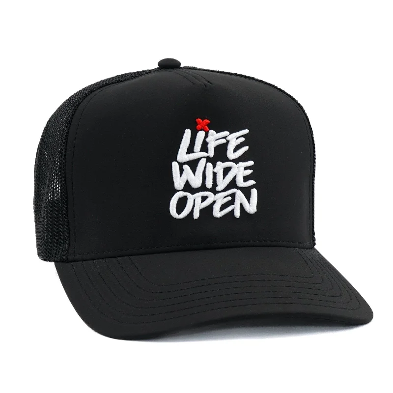 Classic baseball cap for casual everyday wear -LWO Red X Curved Brim  Embroidery Hat