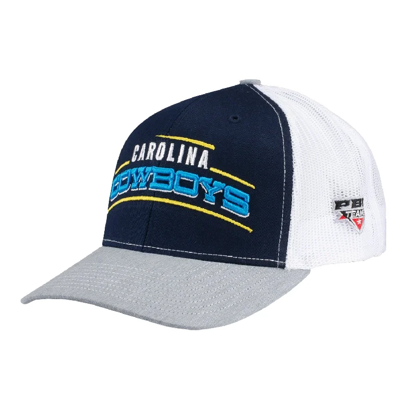 Wool blend cap for cozy fall fashion -Carolina Cowboys 112 Trucker Hat