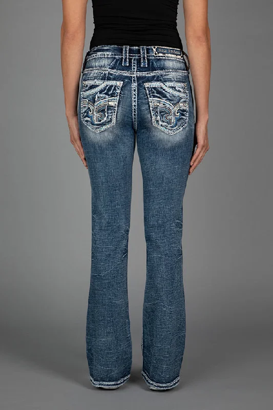 Relaxed Jeans for Comfortable -GALINA BOOTCUT JEANS