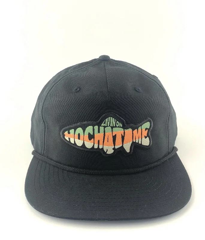 Trucker cap with retro patch design -Hochatime Rainbow Trout Hat