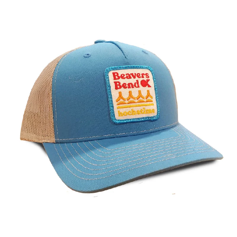 Washed cap with soft vintage feel -Retro Beavers Bend Trucker Hat