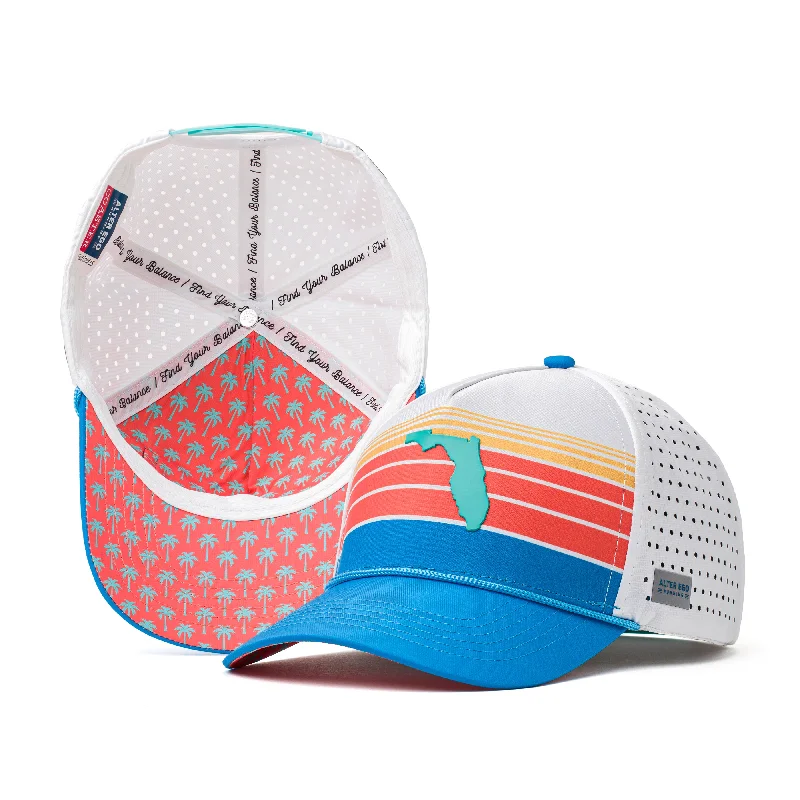 Fitted cap for snug personalized fit -Coaster Splash Florida Rise