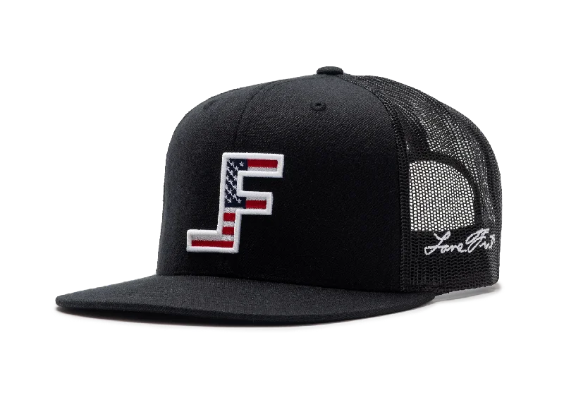 Retro cap with 80s-inspired color blocks -Patriot