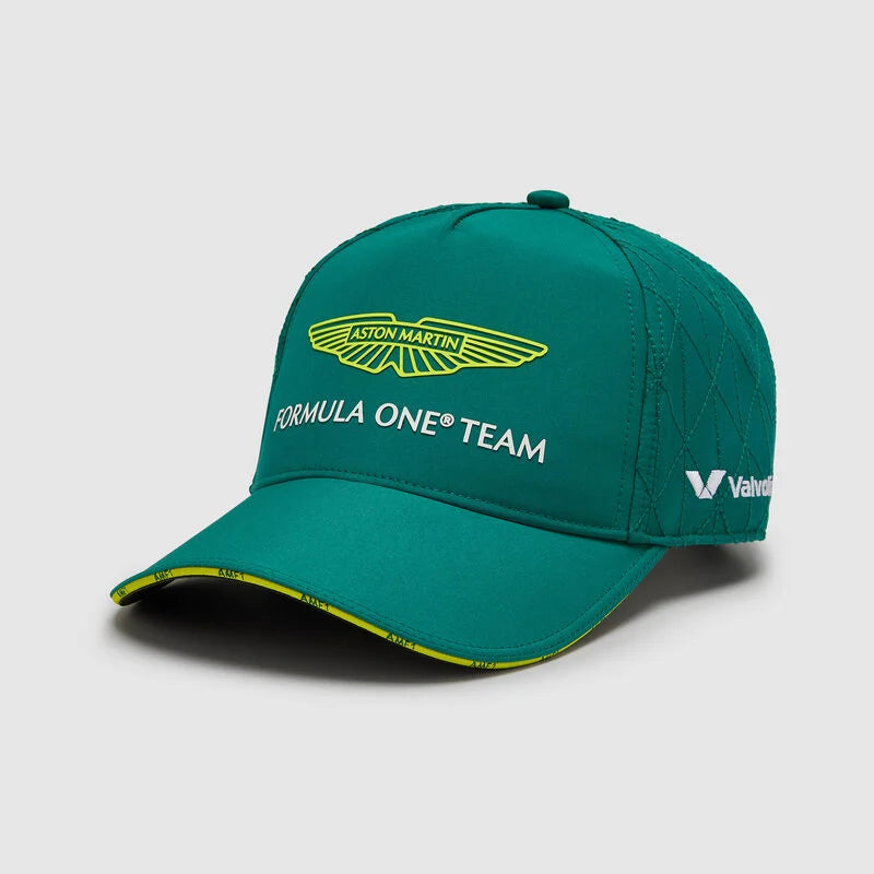 Minimal dad cap for understated charm -Aston Martin F1 2024 Kids Team Hat - Youth Green