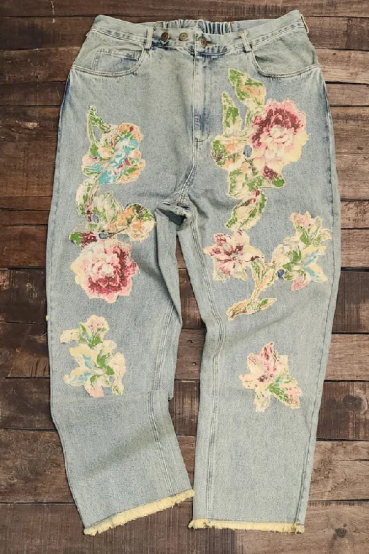 Christmas Jeans for Seasonal -Garden Walks Jeans