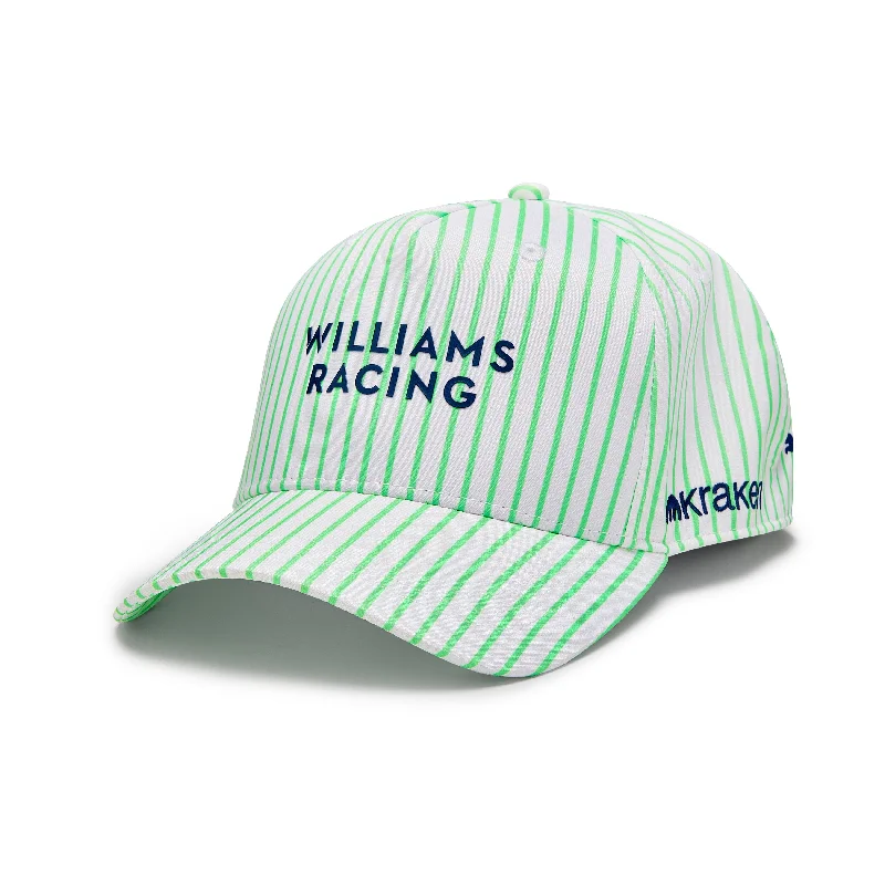 Bright neon cap for bold visibility needs -Williams Racing F1 Limited Edition Miami GP Hat - White