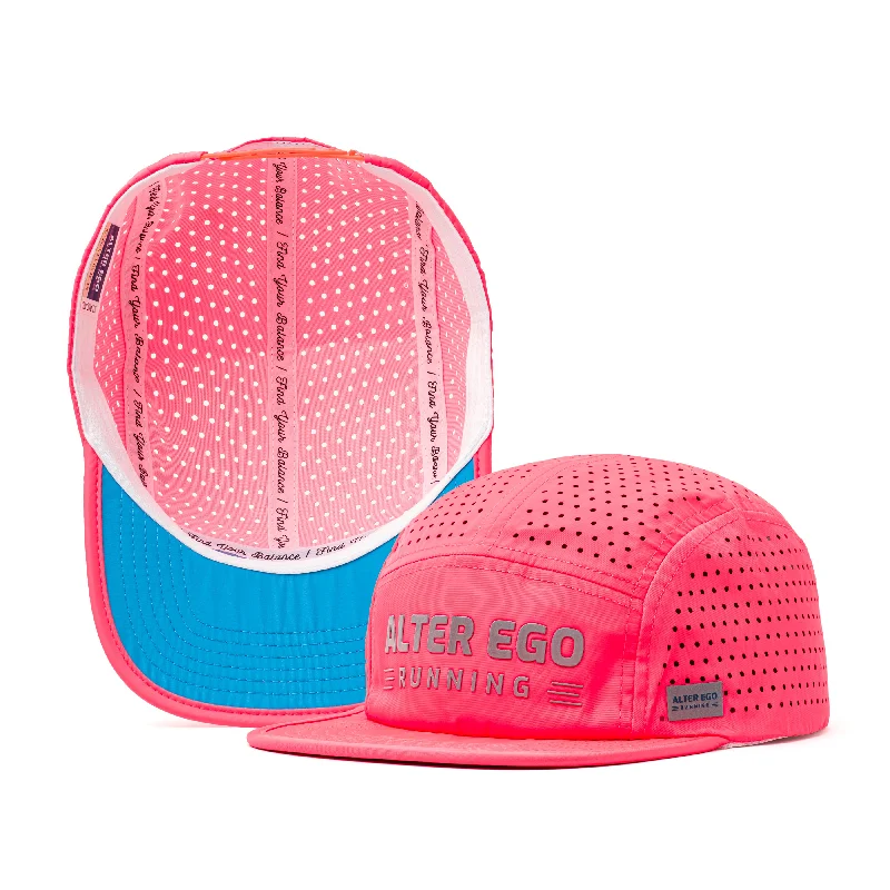 Premium snapback cap with embroidered artwork -Cruiser Splash Electric Pink