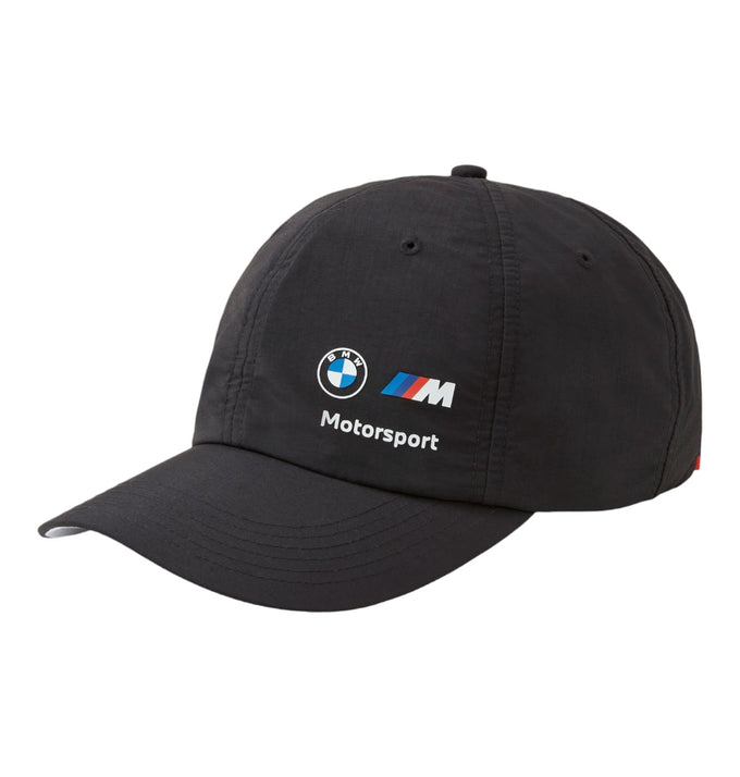 Sports cap with moisture-wicking fabric tech -BMW "M" Motorsport Puma Heritage Hat - Black/Blue