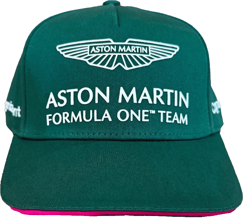 Cotton twill cap for durable daily use -Aston Martin Cognizant F1 Exclusive Colorway Team Hat - Green