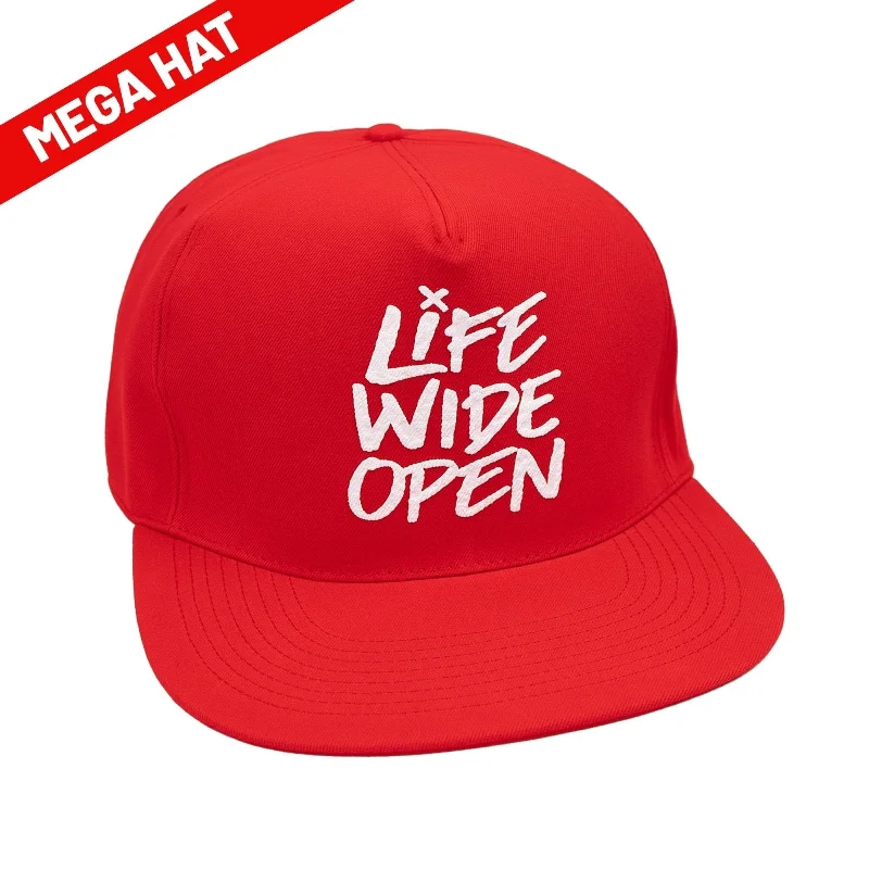 Canvas trucker cap for tough outdoor wear -Life Wide Open Mega Hat