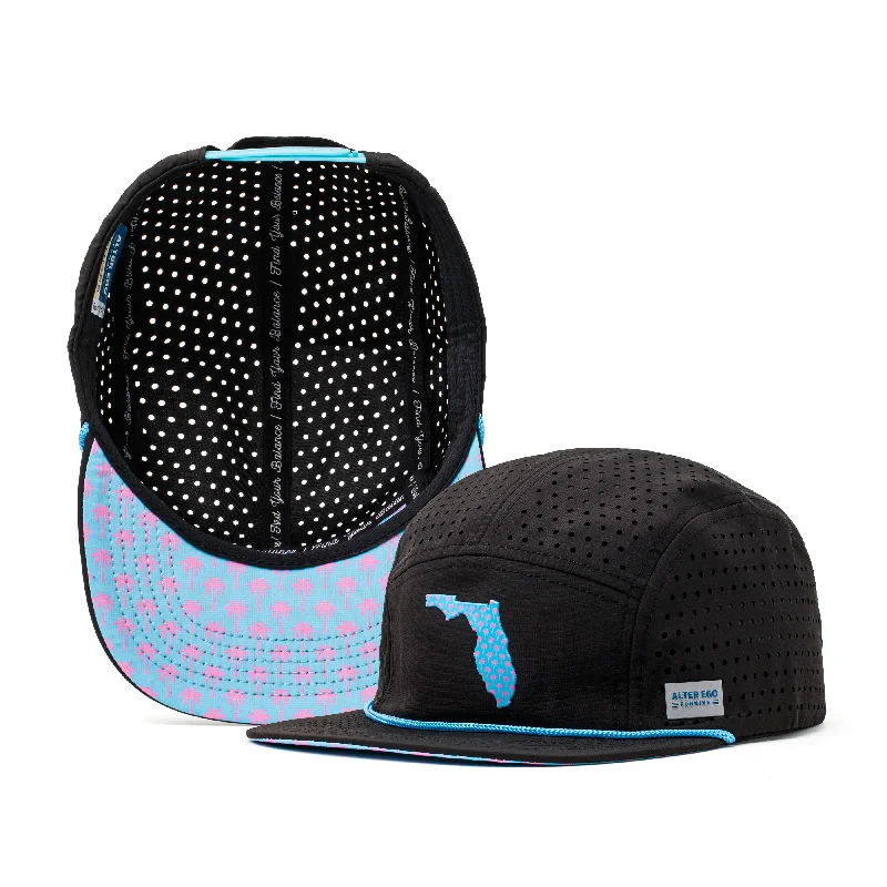 Casual denim cap for laid-back vibes -Cruiser Splash Black Teal Florida