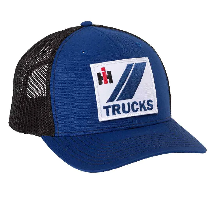 Classic cap with subtle tonal embroidery -IH Trucks Cap Black & Blue