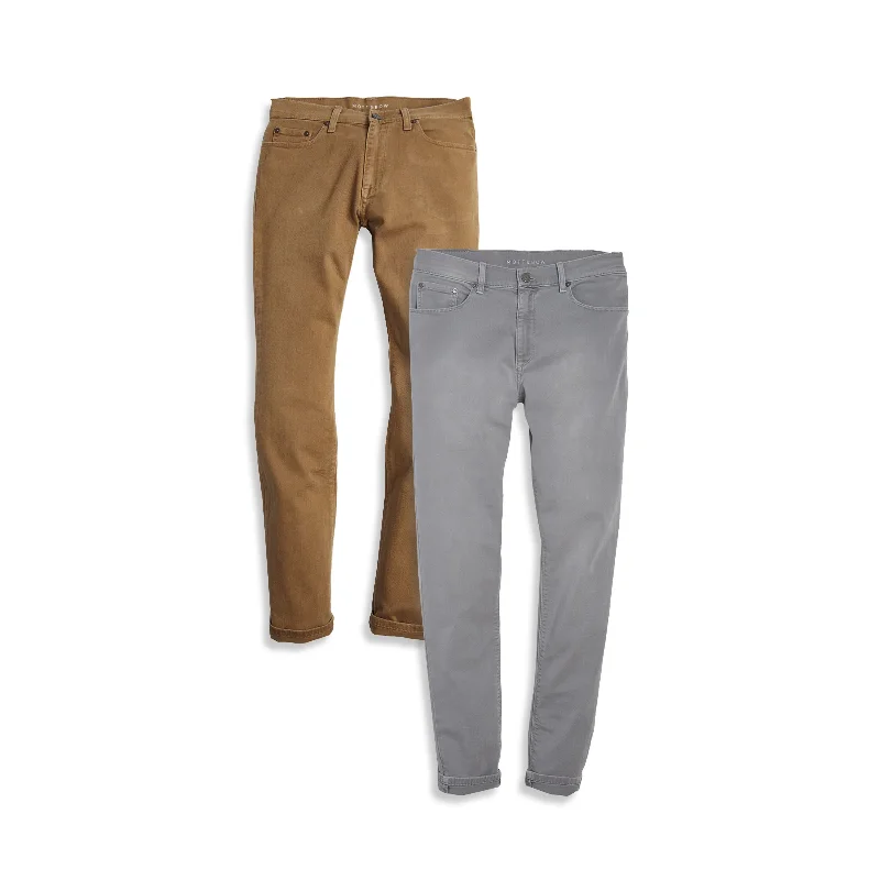 Cycling Jeans for Biking -Straight Mercer Jeans 2-Pack