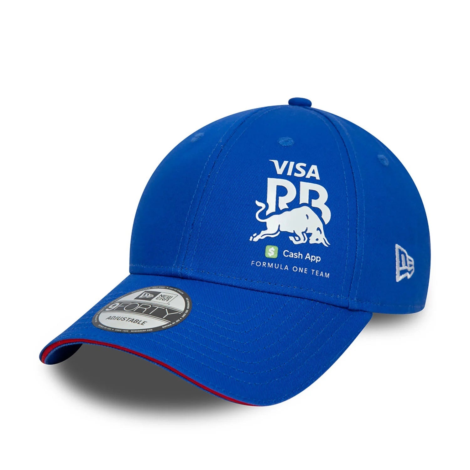 Lightweight cap for easy travel packing -Visa Cash App RB F1 New Era 9Forty Flawless Hat - Blue/White